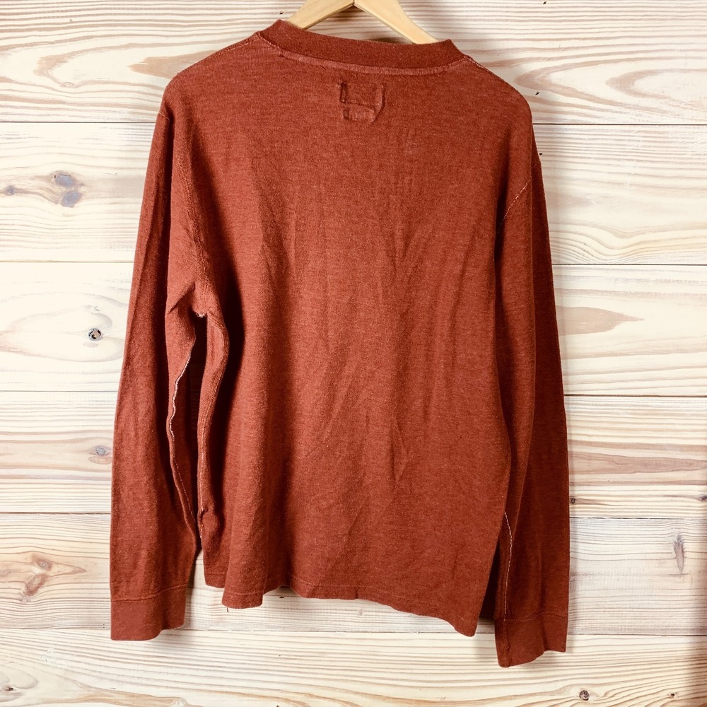 Grayers Shirt Mens Extra Large New Windsor Double Cloth Henley Red‎ Outdoor Work - Picture 5 of 9